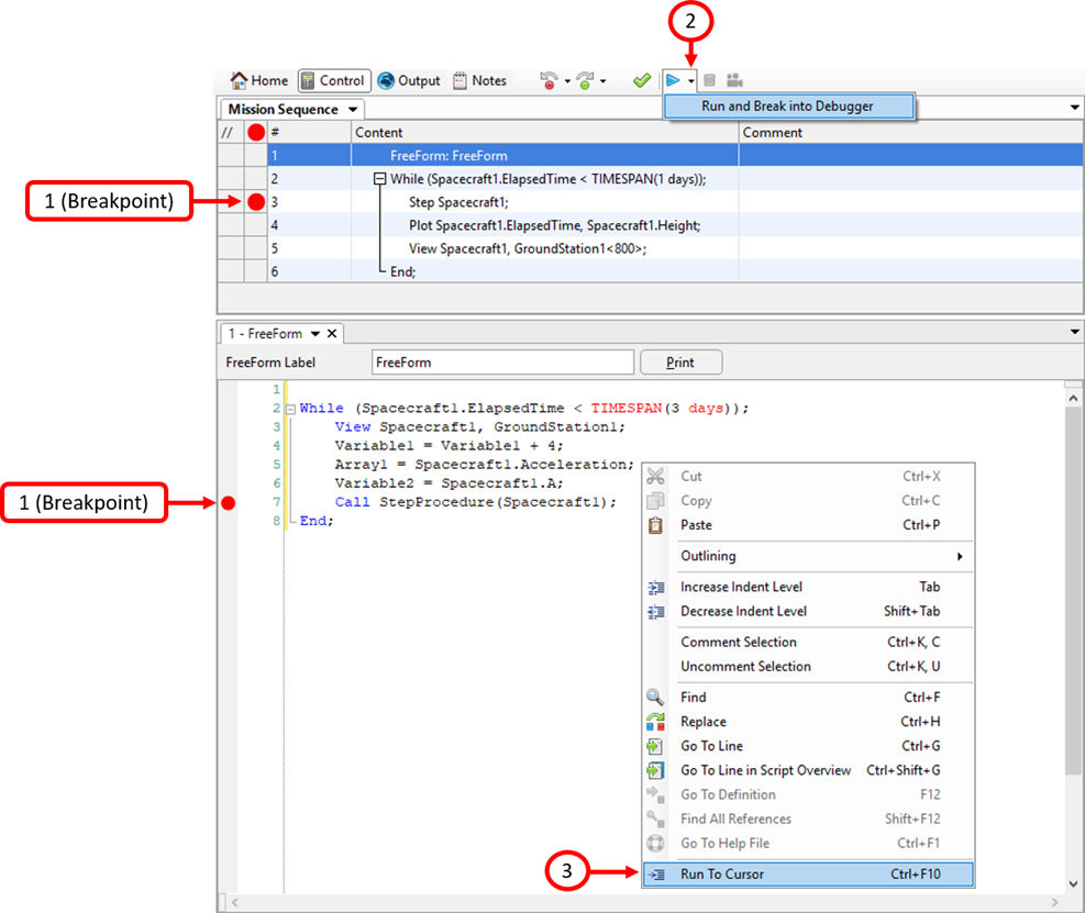 Debugger Breakpoints Debugger Breakpoints