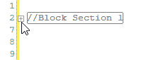 Block Comment Sample Block Comment Sample