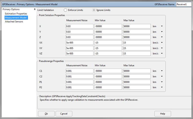 The GPS Receiver Measurement Model Editor The GPS Receiver Measurement Model Editor