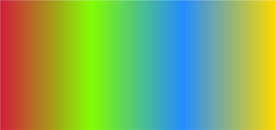 Four interpolated colors Four interpolated colors